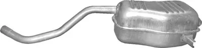 Silenciador posterior Renault MODUS / GRAND MODUS · Renault CLIO III