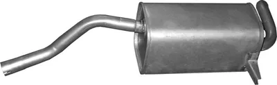 Silenciador posterior Renault MODUS / GRAND MODUS · Renault CLIO III · Renault CLIO III Grandtour