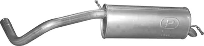Silenciador posterior Vw POLO IV · Skoda FABIA II · Seat IBIZA IV