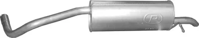 Silenciador posterior Skoda FABIA II Combi