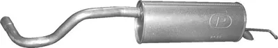 Silenciador posterior Skoda ROOMSTER