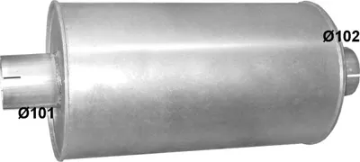 Silenciador posterior POLMO 61.29