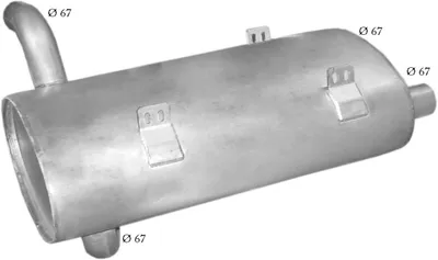 Silenciador posterior POLMO 69.67