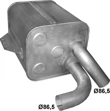Silenciador posterior POLMO 69.69