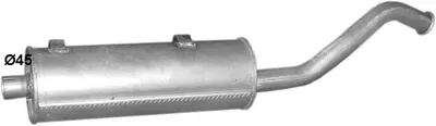 Silenciador posterior POLMO 69.77