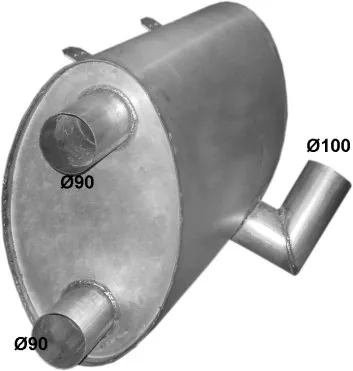 Silenciador posterior POLMO 69.96
