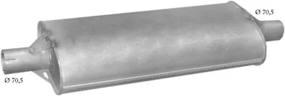 Silenciador posterior POLMO 72.01