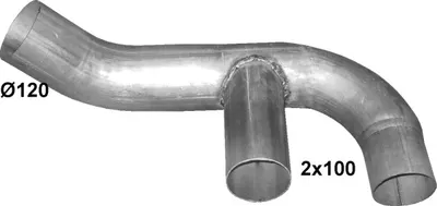 Tubo de escape POLMO 79.08