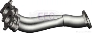 Tubo de escape Vw PASSAT B3/B4 · Vw GOLF III · Vw VENTO