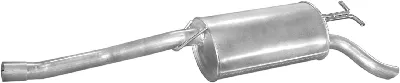 Silenciador posterior Mercedes-Benz 190