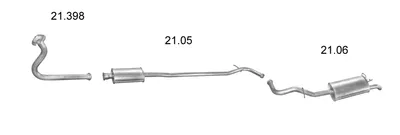 Sistema de gases de escape EDEX 1679