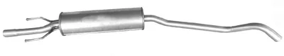 silenciador del medio Opel CORSA B · Vauxhall CORSA Mk I