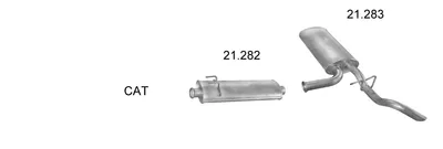 Sistema de gases de escape Renault MASTER II Van · Renault MASTER II Platform/Chassis · Opel MOVANO A Van