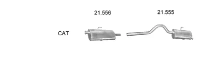 Sistema de gases de escape Renault ESPACE III