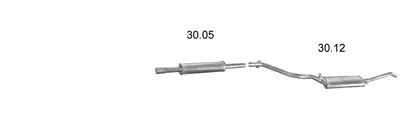 Sistema de gases de escape Vw JETTA II