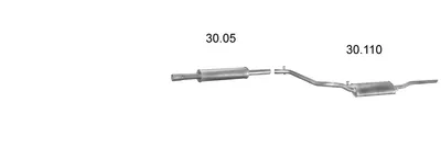 Sistema de gases de escape Vw JETTA II
