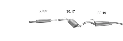 Sistema de gases de escape Vw PASSAT B3/B4 · Vw PASSAT B3/B4 Variant