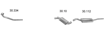 Sistema de gases de escape Vw JETTA II