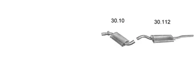 Sistema de gases de escape Vw JETTA II