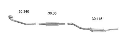 Sistema de gases de escape Vw JETTA II