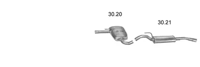 Sistema de gases de escape Vw PASSAT B3/B4 · Vw PASSAT B3/B4 Variant