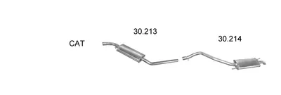Sistema de gases de escape Vw TRANSPORTER T4 Bus · Vw TRANSPORTER T4 Van