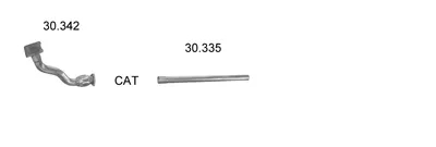 Sistema de gases de escape Vw PASSAT B3/B4 · Vw GOLF III · Vw GOLF III Variant