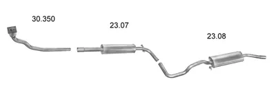 Sistema de gases de escape Seat CORDOBA