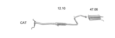 Sistema de gases de escape EDEX 2285