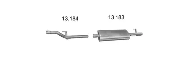 Sistema de gases de escape Mercedes-Benz SPRINTER 2-t Bus · Mercedes-Benz SPRINTER 3-t Bus · Mercedes-Benz SPRINTER 2-t Van