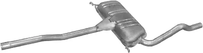 silenciador del medio Skoda SUPERB I