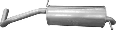 Silenciador posterior Skoda FABIA II · Seat IBIZA IV ST · Seat IBIZA IV