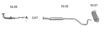 Sistema de gases de escape Land Rover FREELANDER I · Land Rover FREELANDER I Soft Top