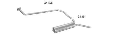 Sistema de gases de escape EDEX 2511