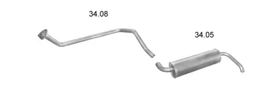 Sistema de gases de escape EDEX 2513
