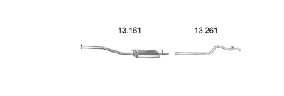Sistema de gases de escape Mercedes-Benz SPRINTER 2-t Bus · Mercedes-Benz SPRINTER 2-t Van · Mercedes-Benz SPRINTER 2-t Platform/Chassis