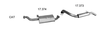 Sistema de gases de escape Opel FRONTERA B · Vauxhall FRONTERA Mk II