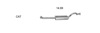 Sistema de gases de escape Mitsubishi PAJERO II Canvas Top · Mitsubishi PAJERO II