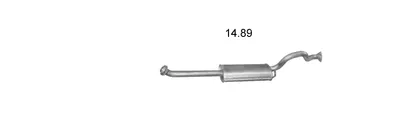 Sistema de gases de escape Mitsubishi PAJERO II Canvas Top · Mitsubishi PAJERO II