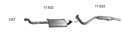 Sistema de gases de escape EDEX 2598