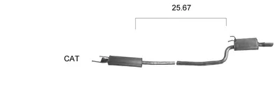 Sistema de gases de escape Suzuki LIANA Hatchback · Suzuki LIANA