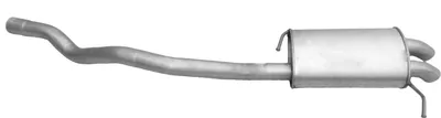 Silenciador posterior Vw MULTIVAN T5 · Vw TRANSPORTER T5 Platform/Chassis (7JD, 7JE, 7JL, 7JY, 7JZ, 7F · Vw TRANSPORTER T5 Van