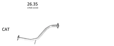 Sistema de gases de escape Toyota AURIS · Toyota COROLLA Saloon