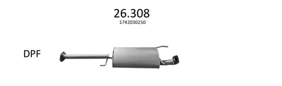 Sistema de gases de escape Toyota LAND CRUISER PRADO