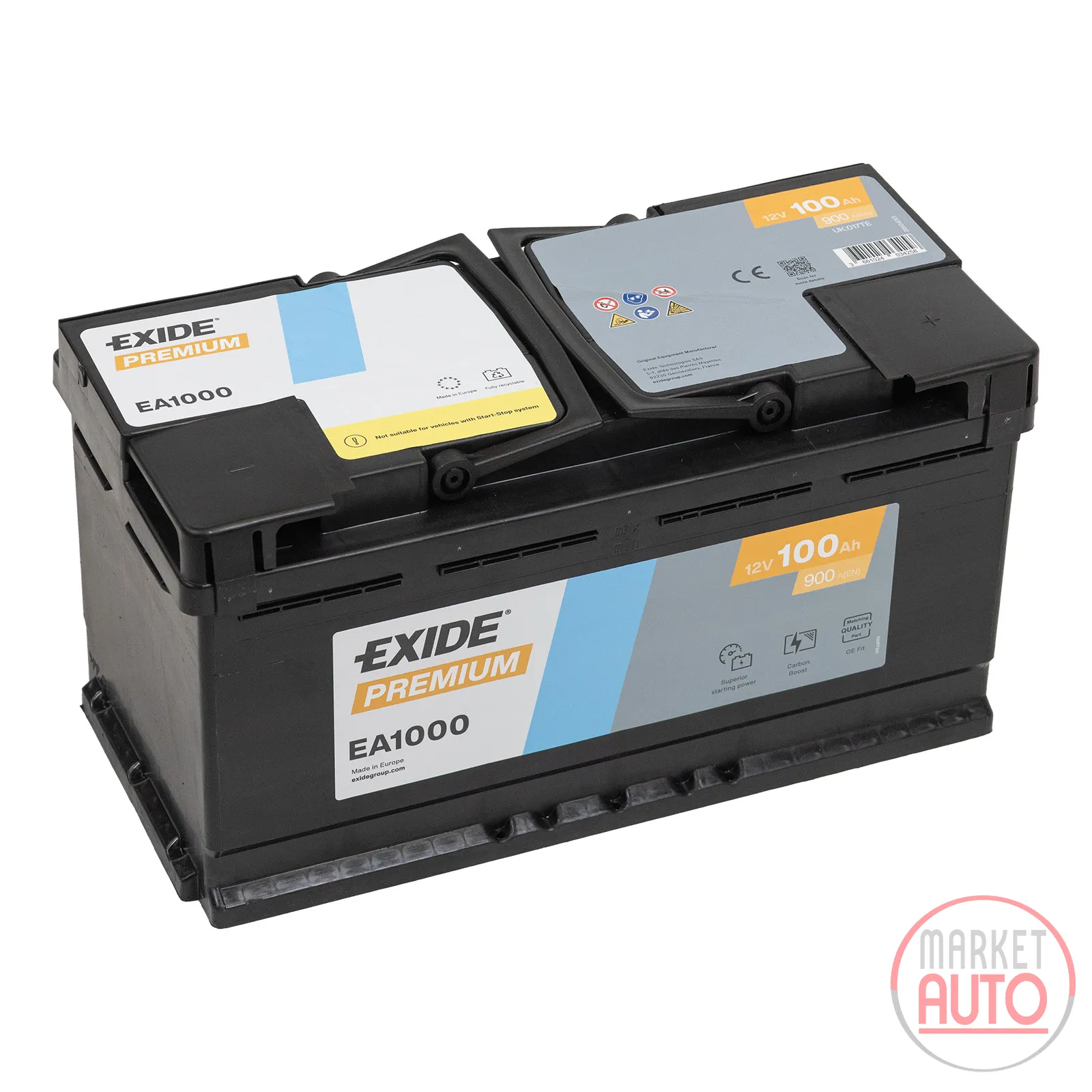 Batterie 100AH 900A Premium EA1000