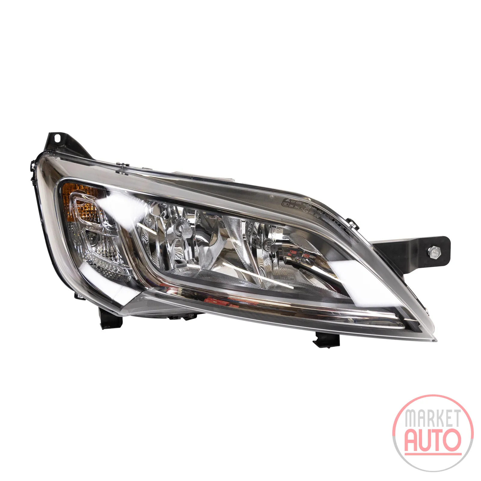 Scheinwerfer ohne LED schwarz rechts ab 2014 original
