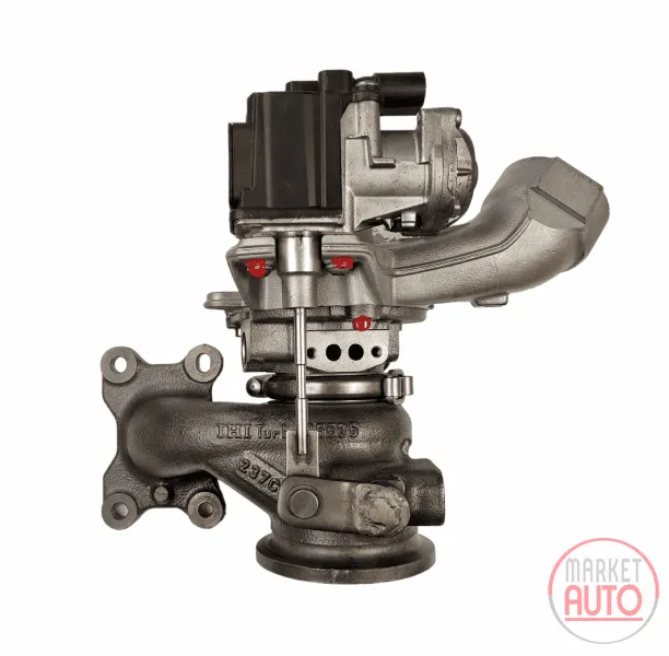 Turbocharger restored with space for temperature sensor (Stage-2 Hybrid (IHI))-LVN