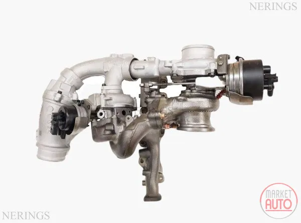 Twinturbo turbocharger remanufactured (Long manifold)(KKK)