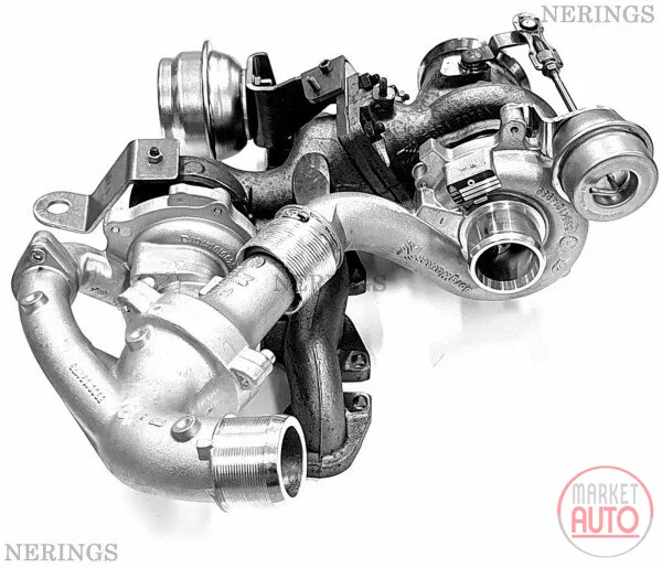 Twinturbo turbocharger Remanufactured (KKK)