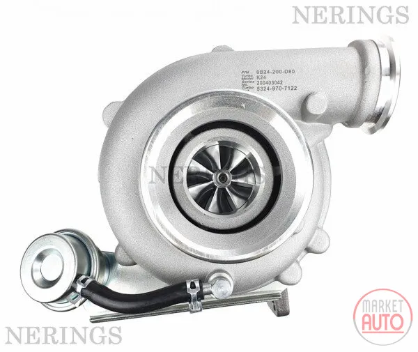 Turbocharger NEW (replace KKK)-CNJ